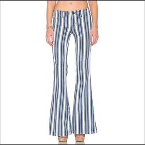 SOLDFree people Jolene Striped Flare Leg Pants